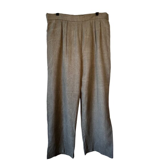 Special Thyme Ltd Womens 2-Piece Set 22W Gray Buttoned Blouse & Pants Rayon Blen - Picture 4 of 16